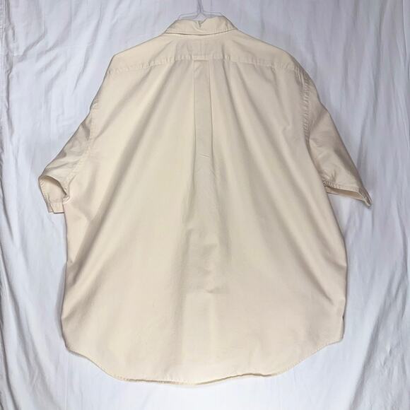 Ralph Lauren Mens Short Sleeve Shirt Ivory Off White XXL - Picture 3 of 8